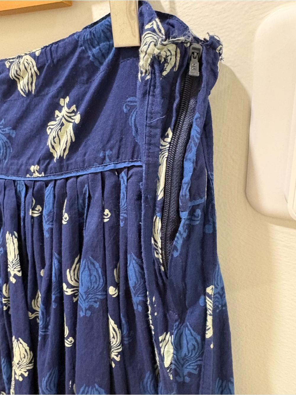 HANDMADE | 2 PC SET - Indigo Blue Printed Cotton Set - Picture 7 of 8